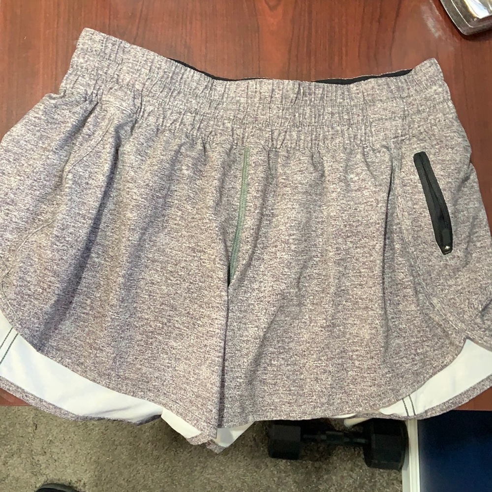 Lululemon Gray running shorts size 12